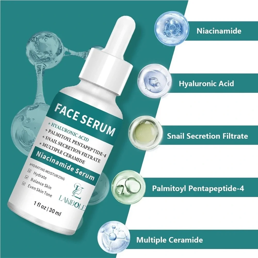 Face Serum with Hyaluronic Acid- 3 bottles